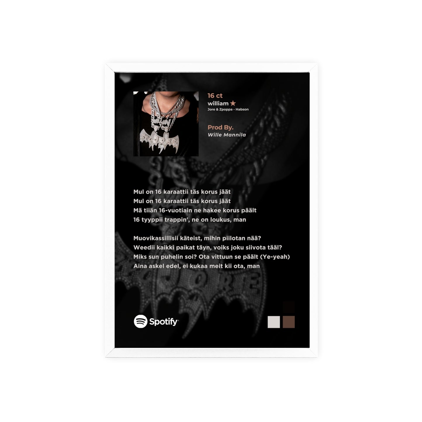 william, Jore & Zpoppa, Habson - 16 ct