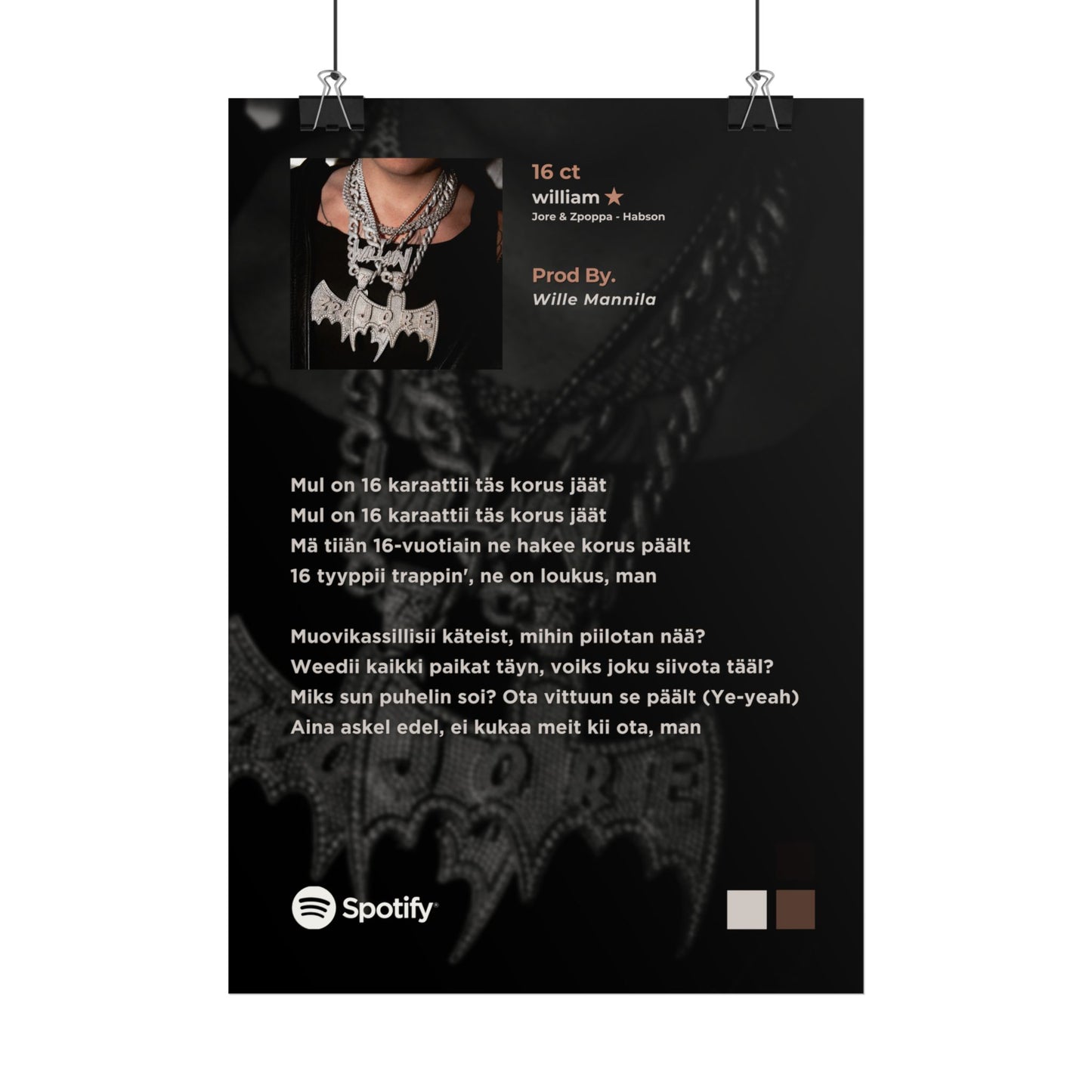 william, Jore & Zpoppa, Habson - 16 ct