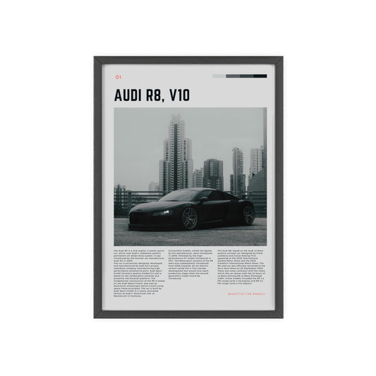 AUDI R8 V10 - Printed