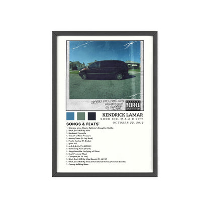 Kendrick Lamar - Good Kid, M.A.A.D City - Printed